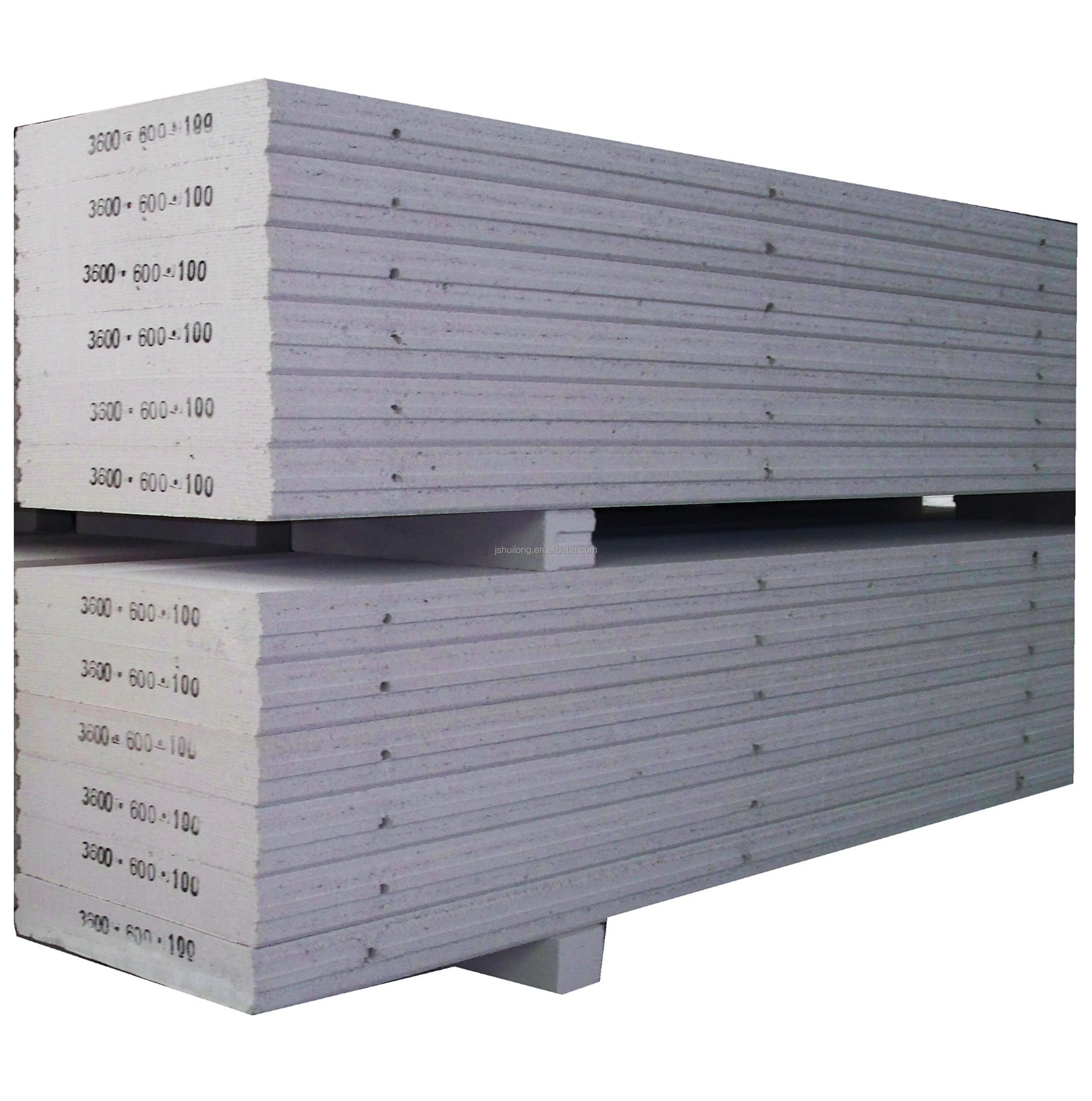 Load-bearing aac autoclaved aerated concrete block aac building hebel sheet alc lightweight concrete panel for warehouse