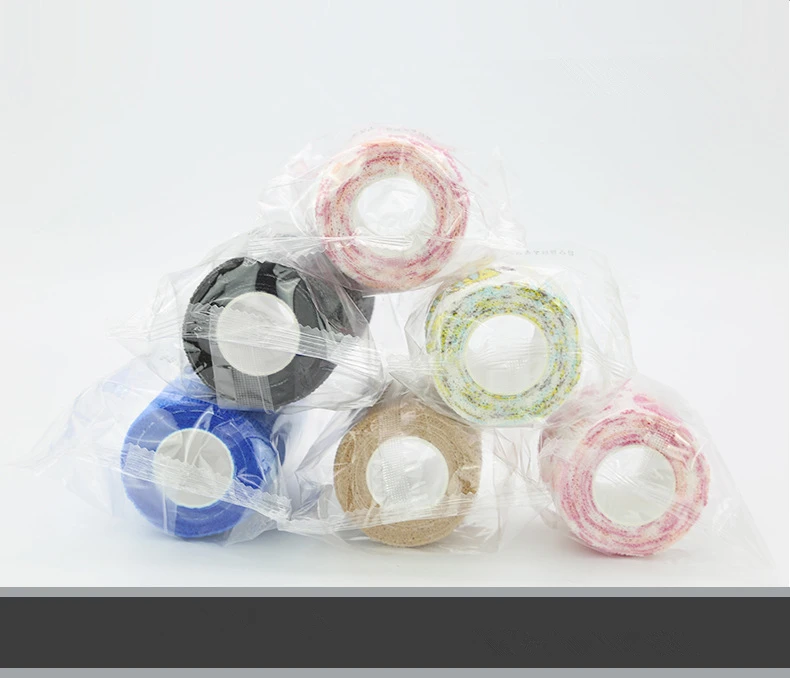 
high quality cheap price cohesive adhesive elastic bandage colored sports 