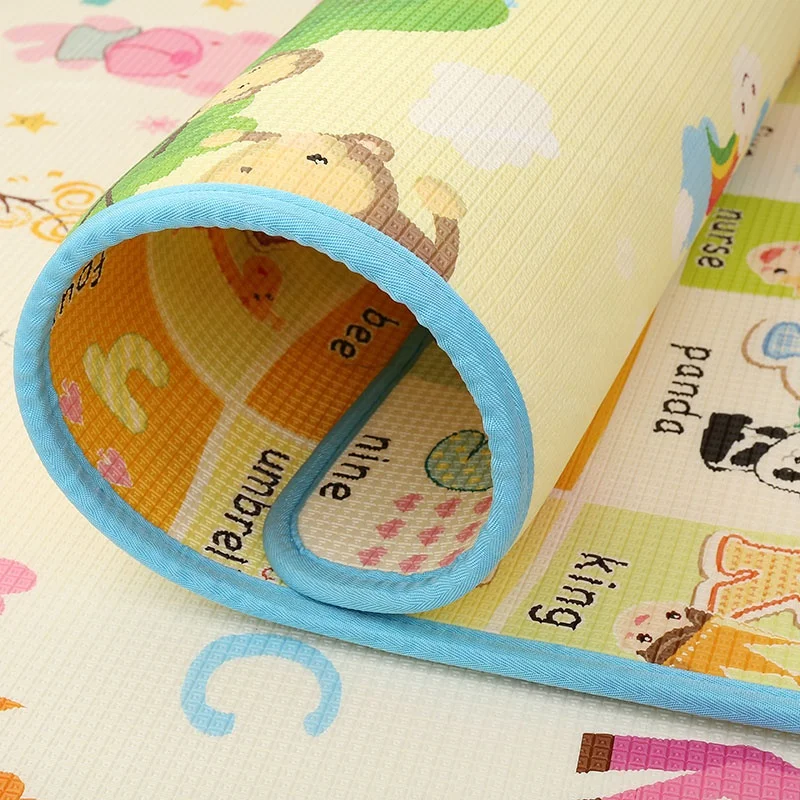 Складной Игровой Коврик-пазл, игровой мягкий коврик для ползания из пены XPE, детский складной игровой коврик для детей 200*150*1 см