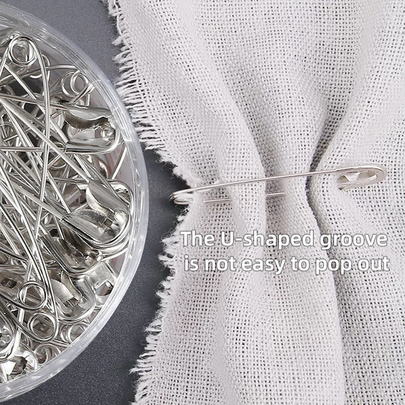 Factory custom Diy Sewing Tools Accessory Gold Safety Pins Stainless Steel Needles Silver Safety Pin