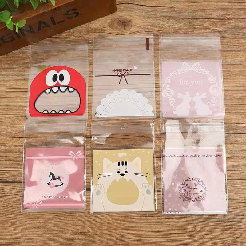 
Custom printed bopp clear cute candy bag with own logo 