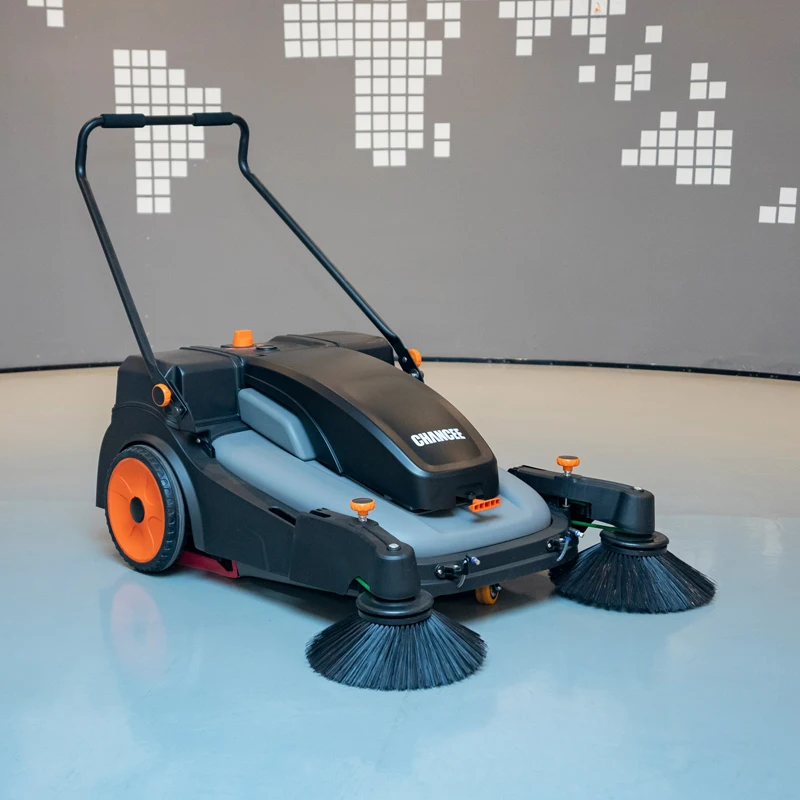 Chancee S2Pro Hand Push Commercial Electric Road Street Floor Sweeper Machine