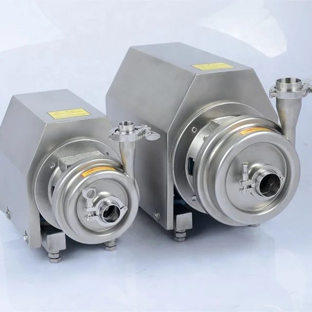 Stainless Steel SS304 Sanitary Milk Centrifugal Pump with Open Impeller