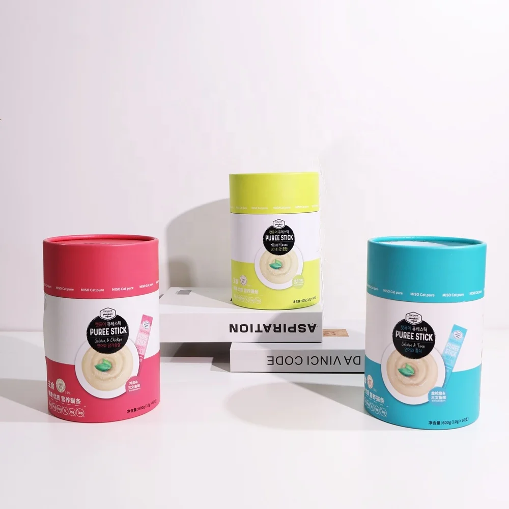 Good Price Miso Korean Brand 4 Flavours Liquid Wet Food Cat Treat Stick To Keep Healthy For Cats