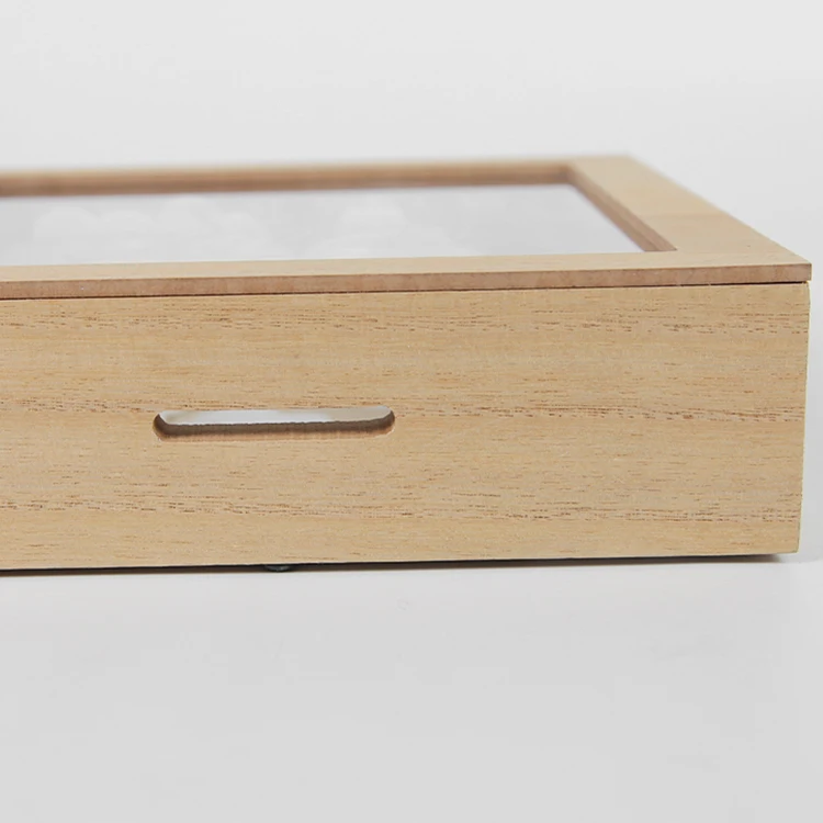 Brown wooden pretty little cloud savings piggy bank tirelire with glass for room decoration and saving money