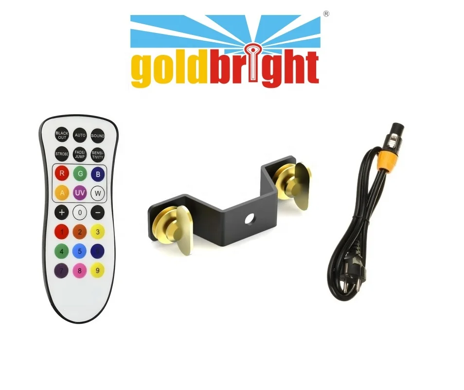 IP65 LED Par Lights Waterproof Stage Spot Wash Lighting Wireless DMX RGBWA+UV LED Up lighting for Outdoor Concert Club