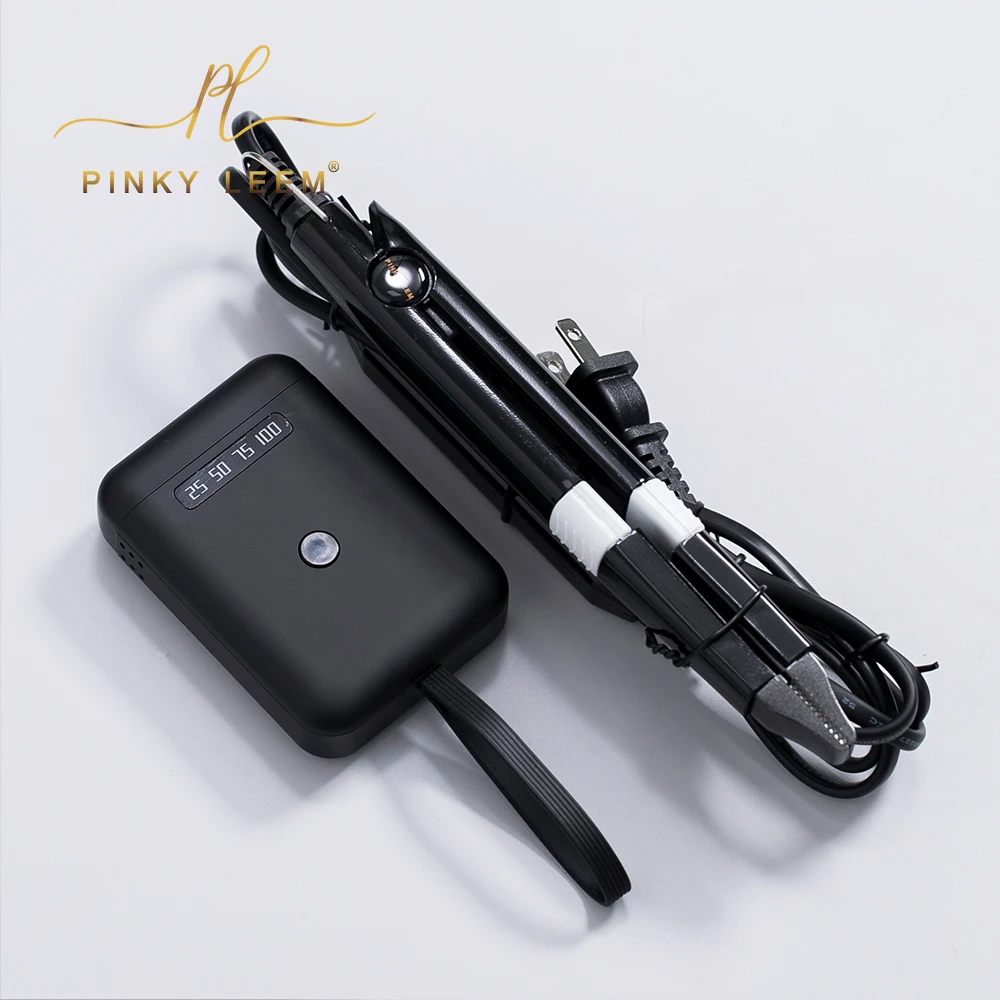 Pinky Leem Custom LOGO Latest Humain Hair Extension Tool 10d Hair Extension Keratin Fusion Hair Extensions Tools