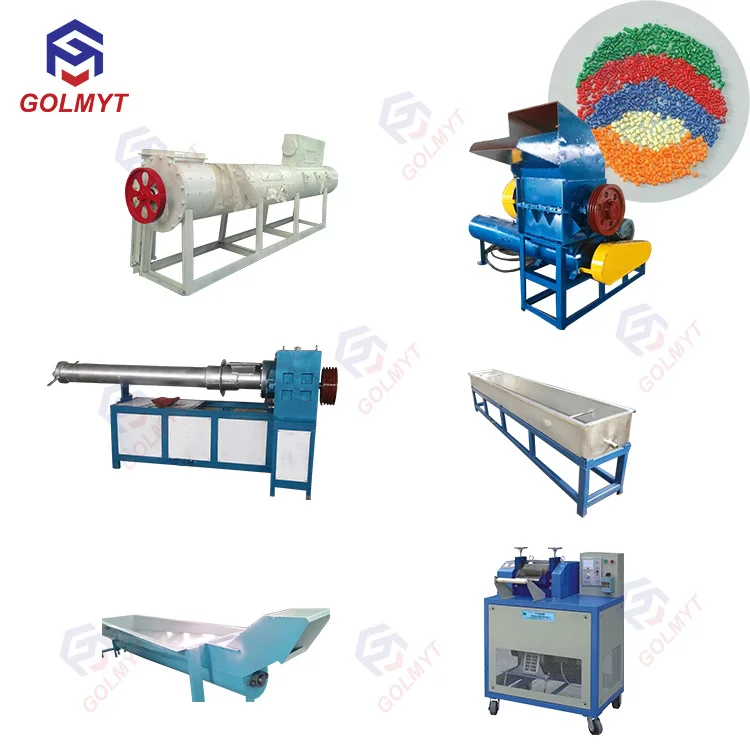 Factory direct price pellets making machine foam recycle film squeezing plastic granulator