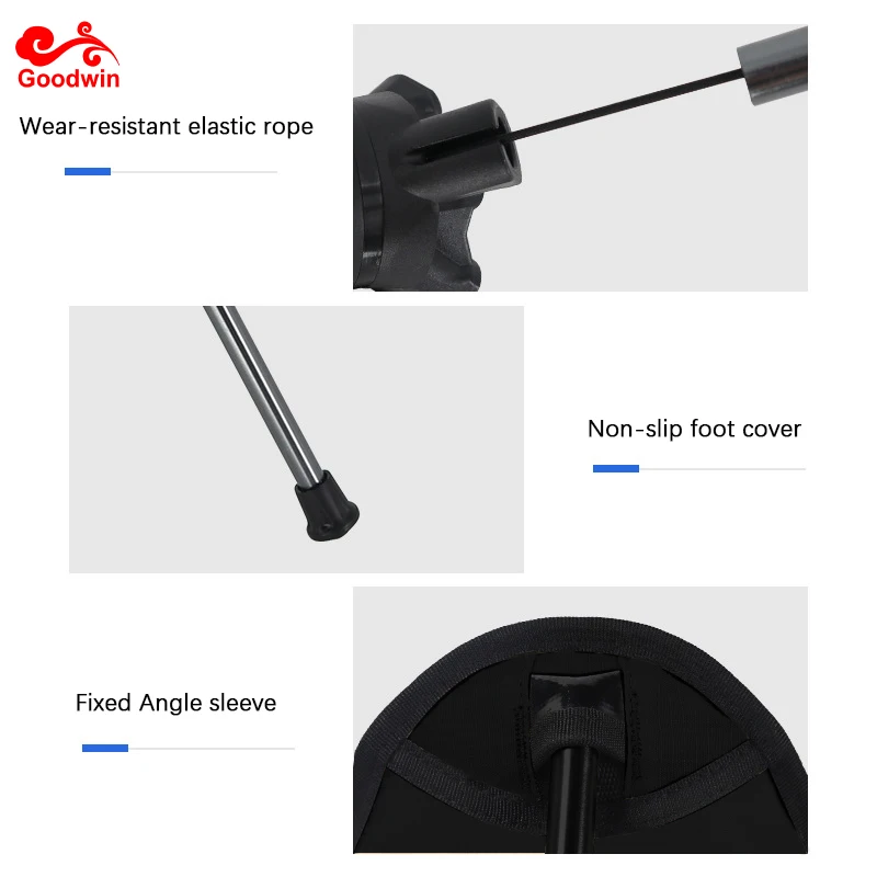 Factory Customized 360 Degree Swivel Stool Mini Aluminium Portable Stool Three Legs Beach Camping Chair