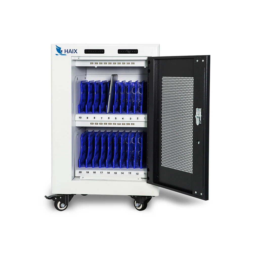 Haix C20 Tablets Charging Cart for 20PCs iPhone iPad