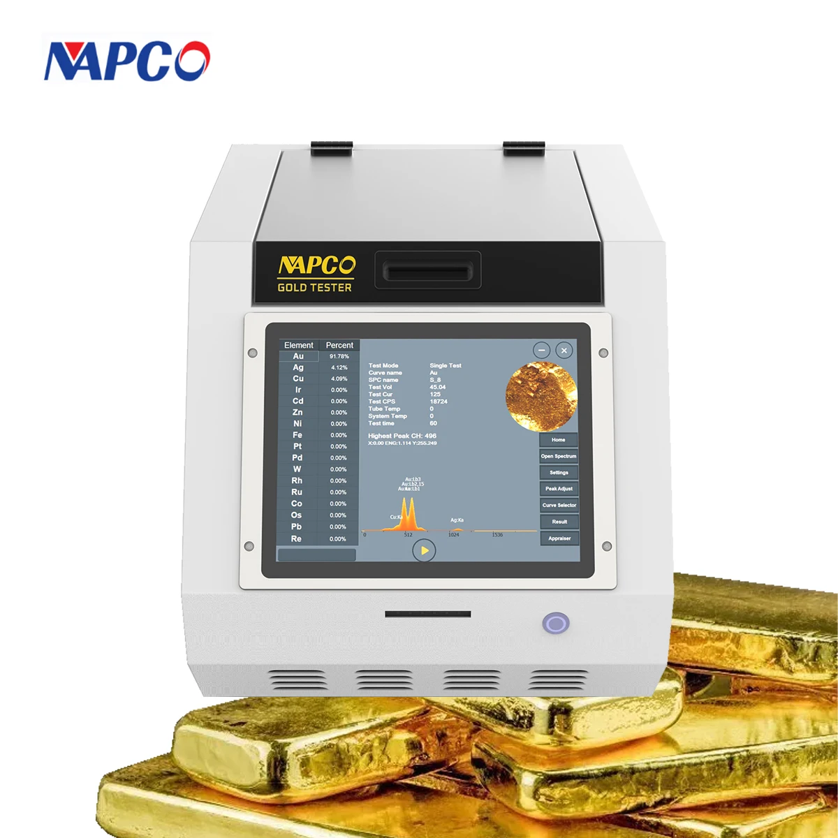XRF Gold and Silver Tester Purity Testing Machine XRF Gold Spectrometer
