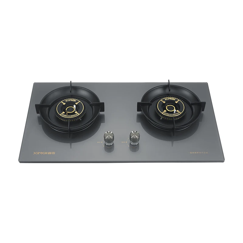 High Quality 2 Burners Gas Hob Cooker Flameout Protection Device Built-in N.G. /L.P.G Gas Stove