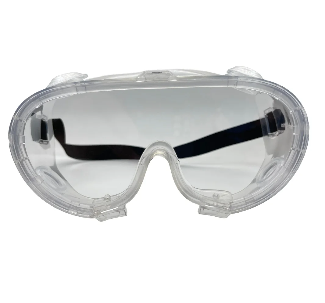Защитные очки для защиты от химических брызг, противотуманные защитные очки, стильные пластиковые очки в прозрачной оправе с сертификатами CE и SCCP