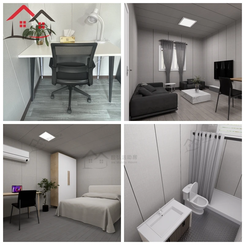 Modern Design Prefabricated House Flat Pack Modular Container Office Villa House Modular House Prefabricated Homes