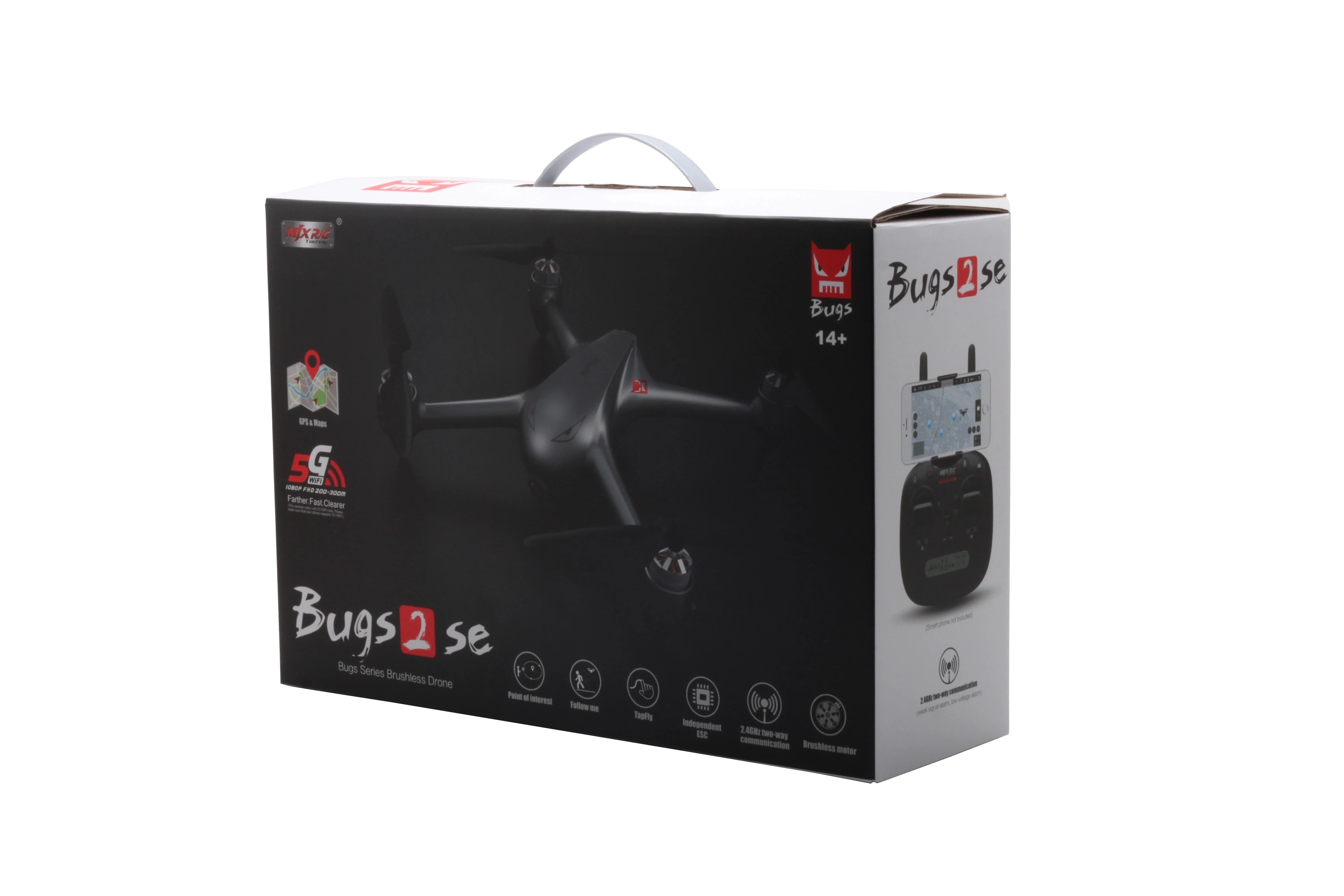 Flycam 2.4G Brushless GPS RC Drone with 5G WIFI 1080P Camera HD MJX B2SE