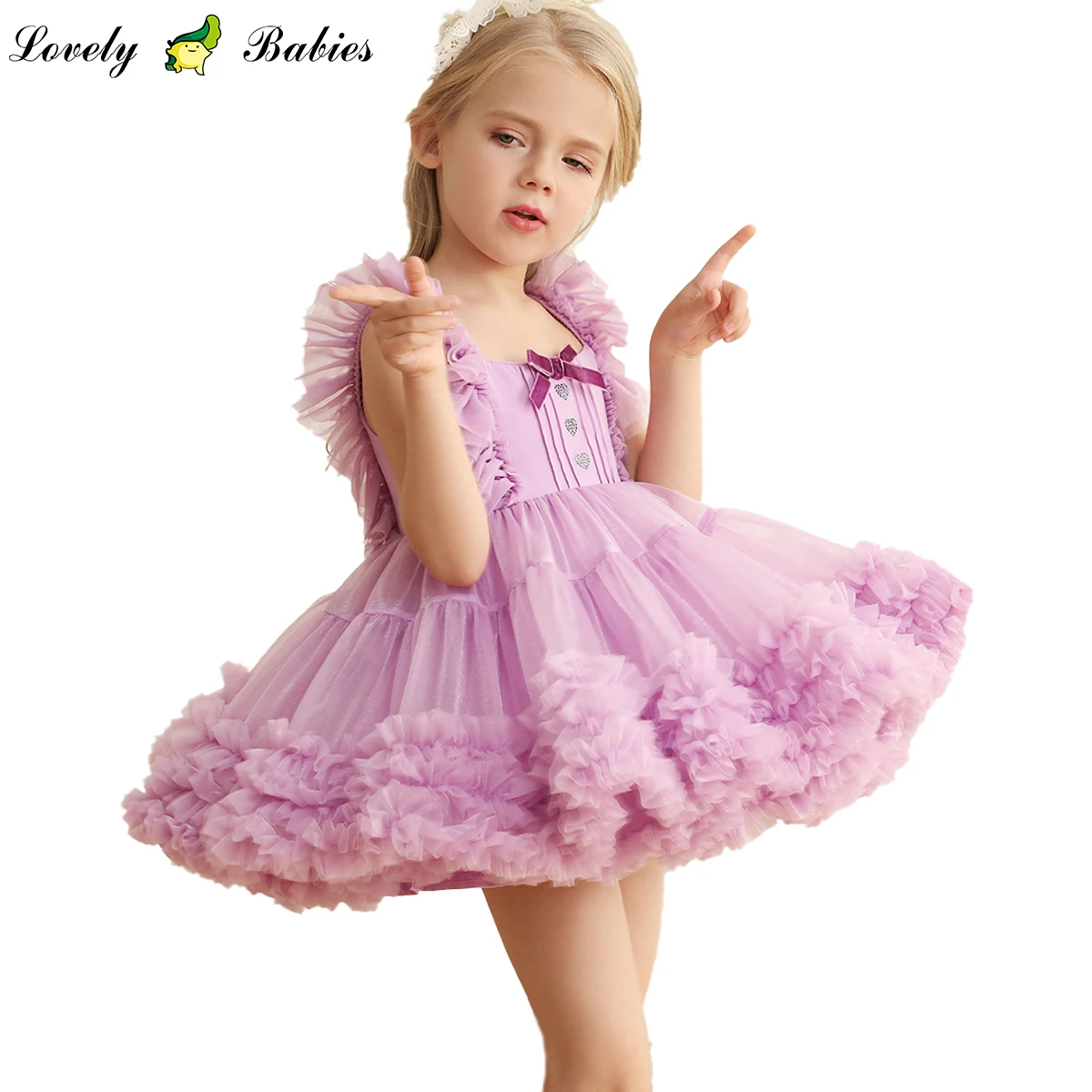 3-10years kids children dance tutu girl dress Summer Tutu Wedding Birthday Party Kids Dresses For Girls