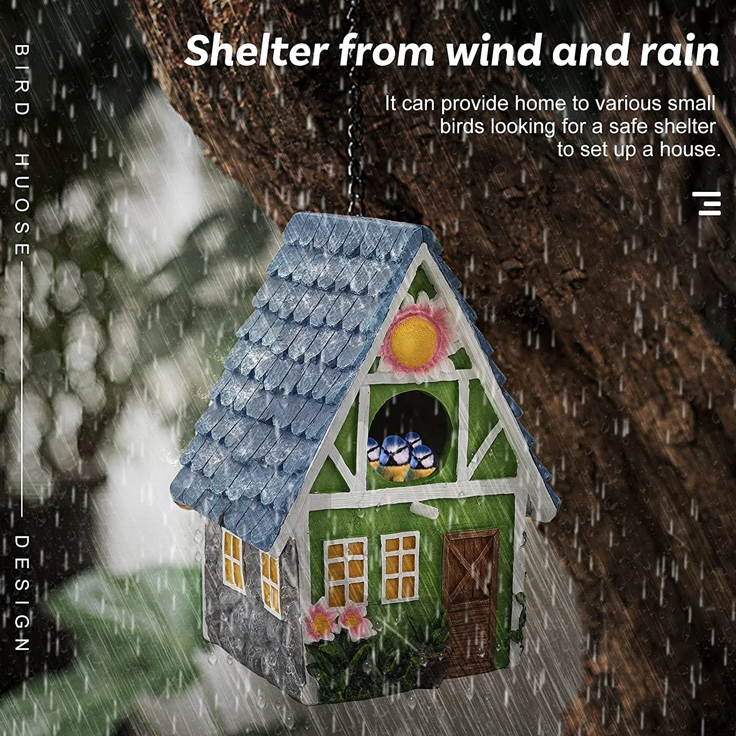 Bird Houses for Outside birdhouses residences Used for Outdoor Bluebirds Tits Hummingbirds Swallows and Other Bird