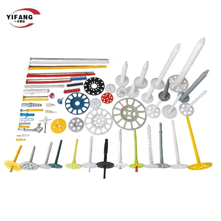 High quality HDPE Plastic Insulation fastener/ plastic fixing insulation anchor/ Exterior wall heat preservation nail