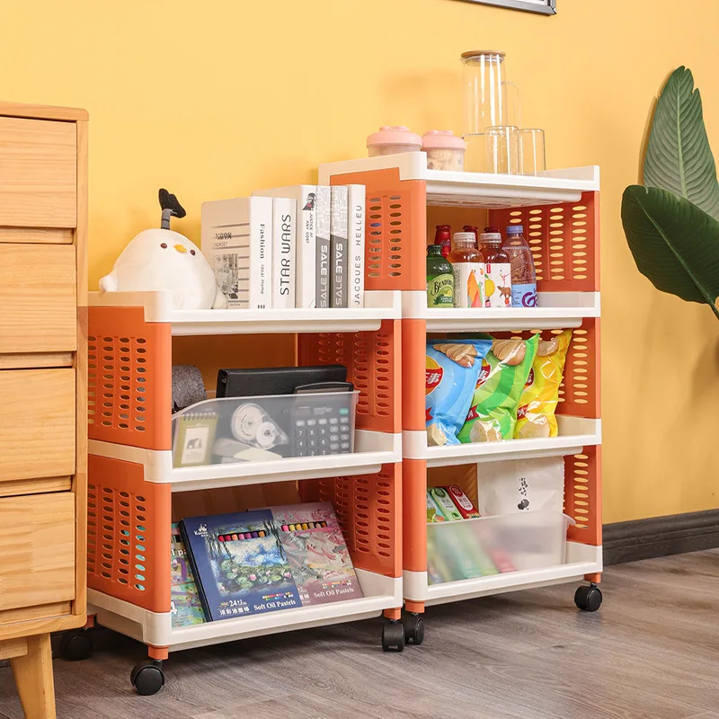 Kitchen Plastic Rack Storage Organizer 3 Layers Spice Rack Plastic Kitchen Storage Shelf Plastic Storage Bins On Sale