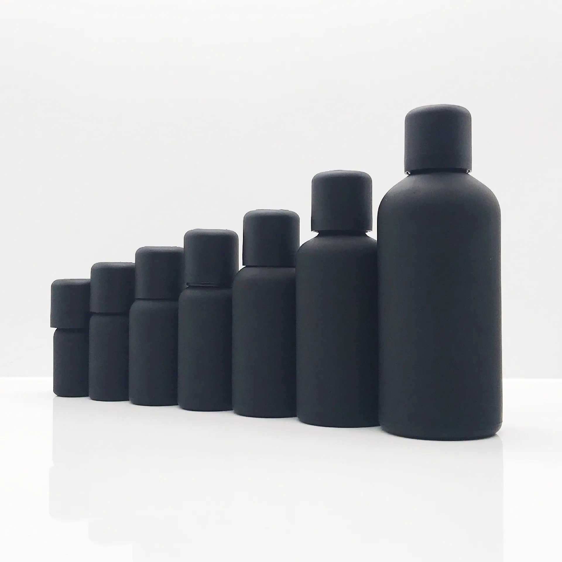 Custom 1 oz 2 oz 30 ml 60 ml 15ml 60ml Essential Oil Glass Dropper Bottle Small Round Empty Clear Black Blue Glass Bottle