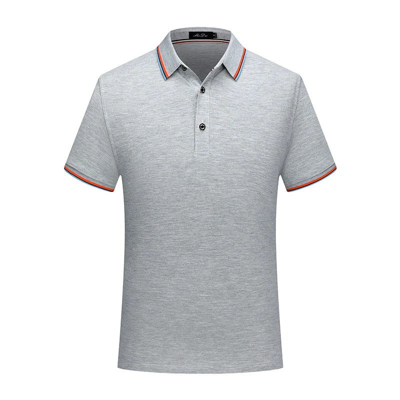 PoloShirt customize private logo OEM working suit short-sleeved catering group clothing T-shirt one piece MOQ smoking suit