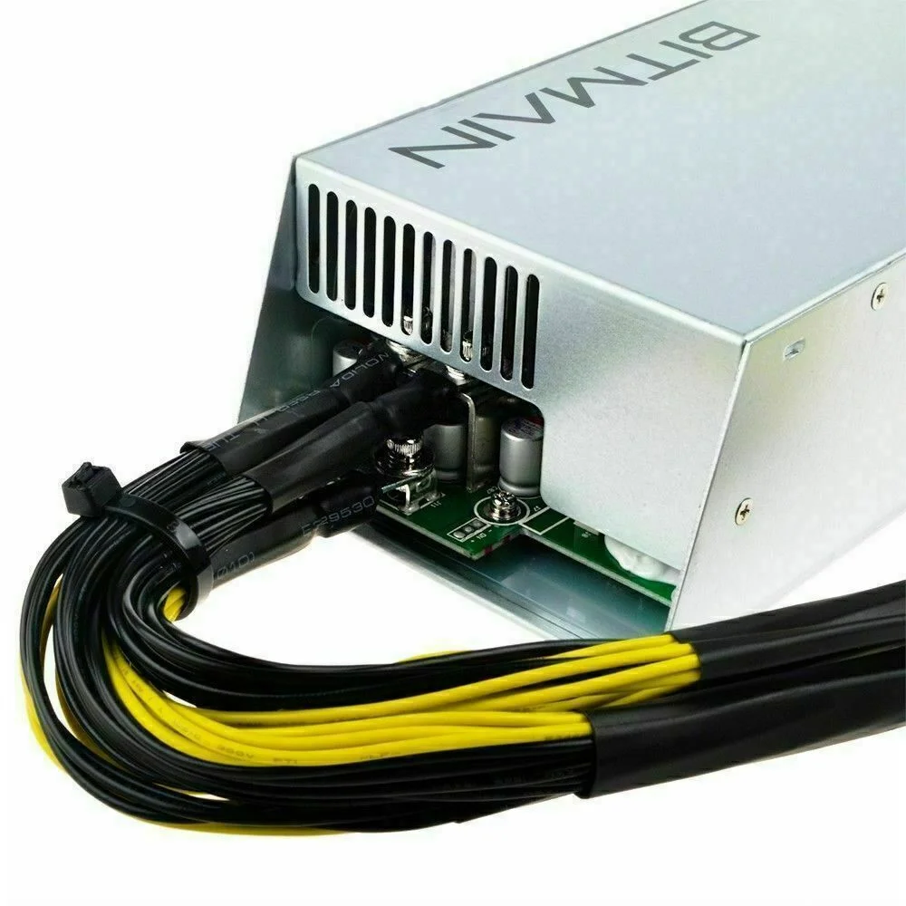 Блок питания для майнинга биткоинов antminer APW3 ++ PSU 1600 Вт 1800 S9 Z9 Z11 Z15 A10 блок