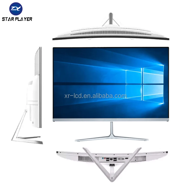 Фабрика OEM 19 21 5 23 8 27 дюймов IPS настольных игр все в одном ПК компьютер моноблок для школы