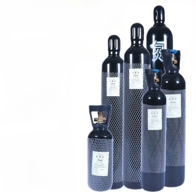 Competitive Price 40L High Pressure Seamless Steel Gas Cylinder 15Mpa for Oxygen Nitrogen Argon & CO2