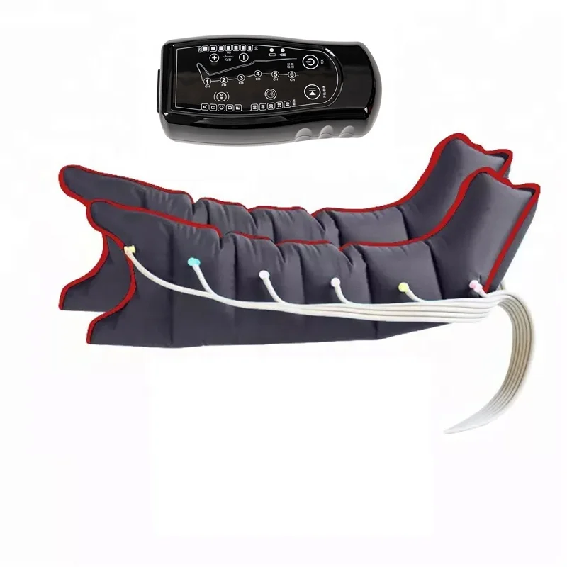 FOFO  Lymph Drainage Therapy System Massage Device 5 Chamber Air Compression Leg Massage Boots