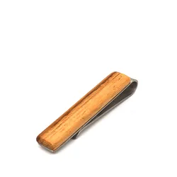 Аксессуары для галстука из цельного дерева Мужской зажим для воротника оригинальный деревянный зажим для галстука на заказ