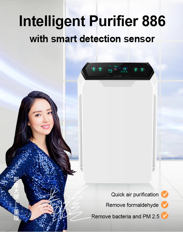 Purifier with true hepa carbon filter odor control system air filters personal portable hepa filter air cleaning equipment