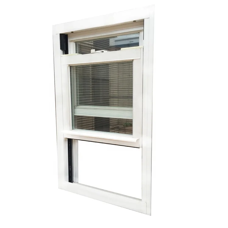 New Design Aluminium Double Glazed Sash Windows Single Hung Vertical Sliding Window