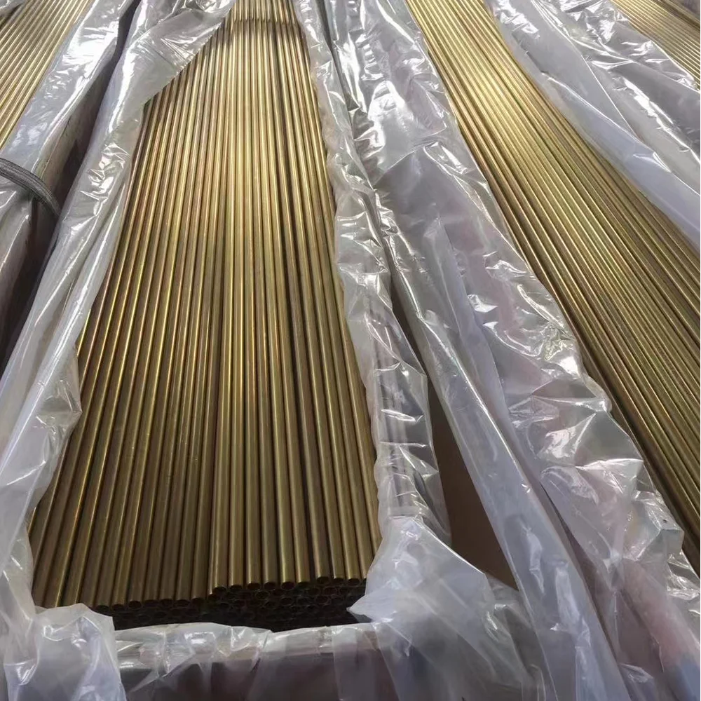 Hot Sale C37700 Admiralty Brass Tube Pipe C23000 6mm Non-ferrous Metal Yellow Brass Water Pipe