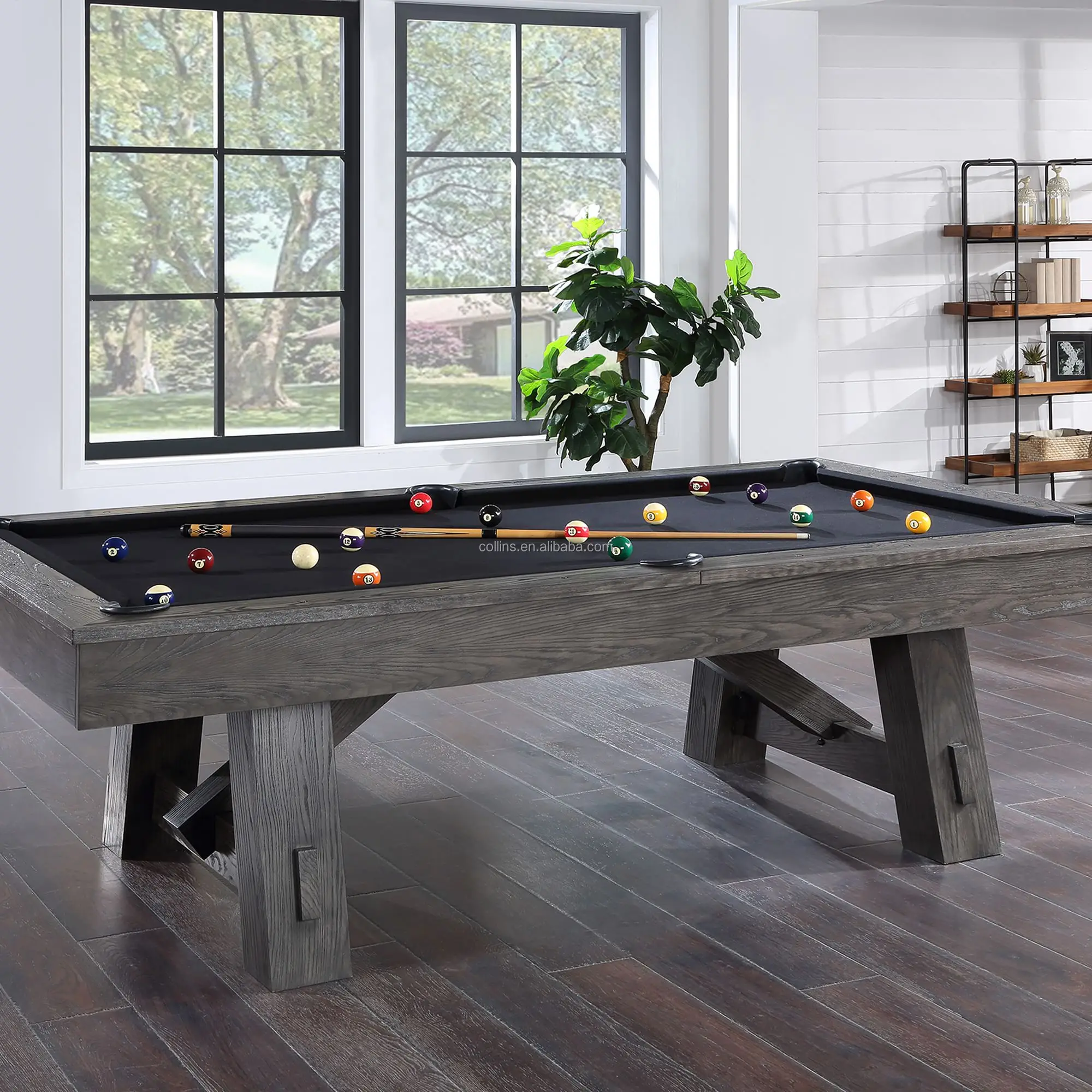 Custom professional high end craft solid wood unique table pool table