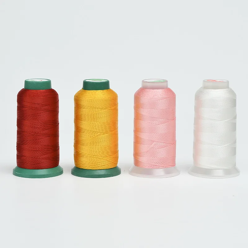 High quality in stock 210D polyester embroidery thread with multi colors for embroidery computer machine