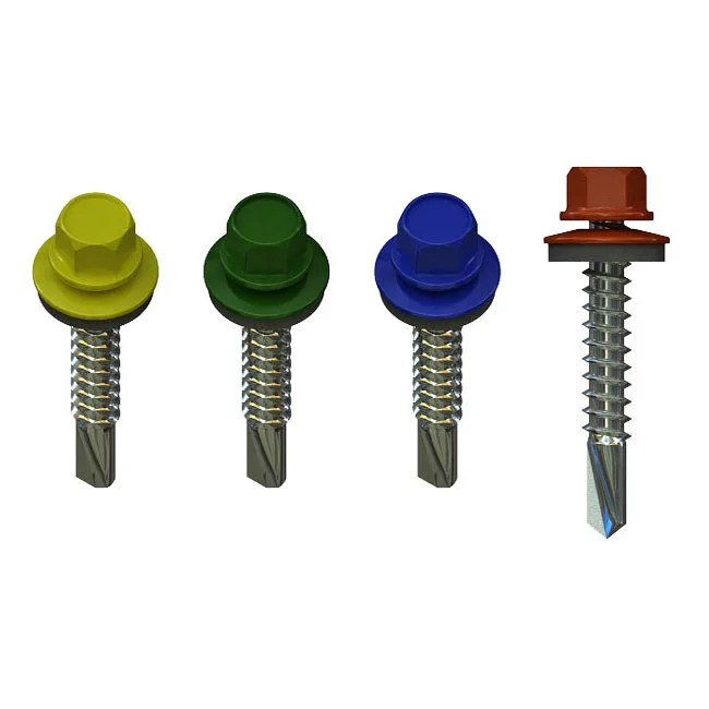Roofing Screw Ss Fasteners Manufacturers Metal Roofing Screws With Rubber Hex Washer Head Self Tapping Roofing Screws