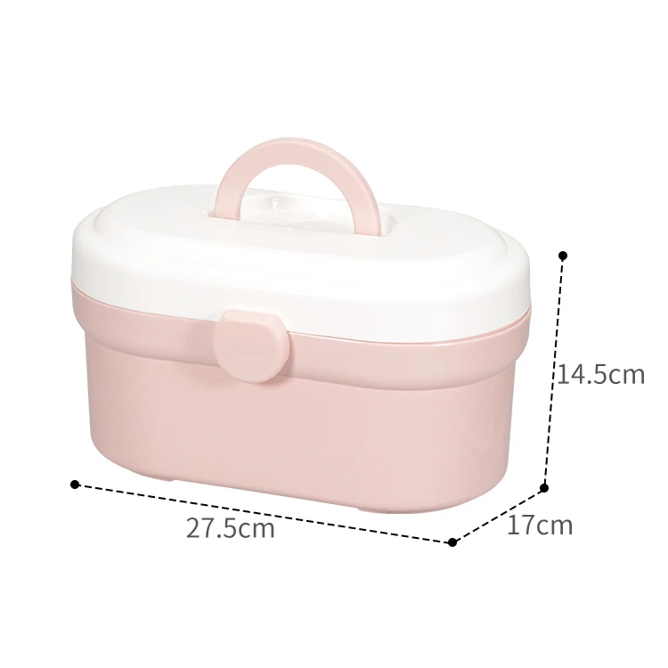 Household Travel Plastic Storage Container First Aid Kit Medical Box Medicine Chest Portable Plastic Pill Storage Box
