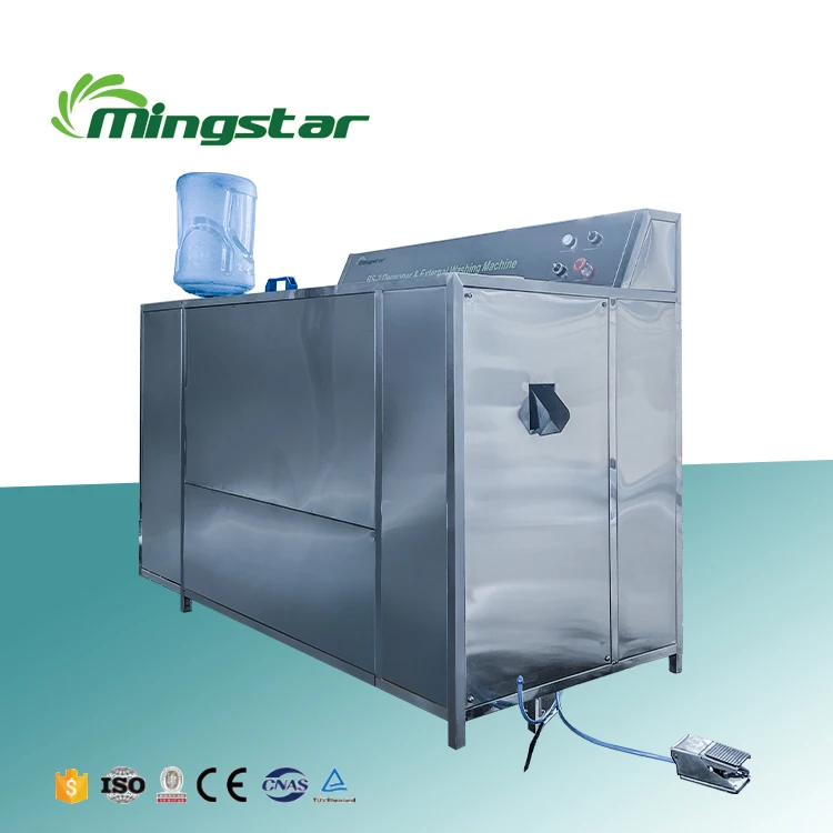 semi automatic 5 gallon bottle barrel washing machine brush washing machine