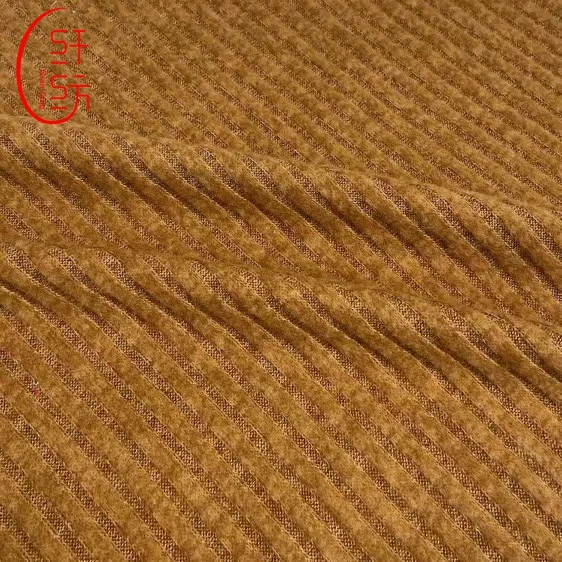 Qianfang Textile 95%Polyester 5%Spandex Hacci Rib Knit Fabric