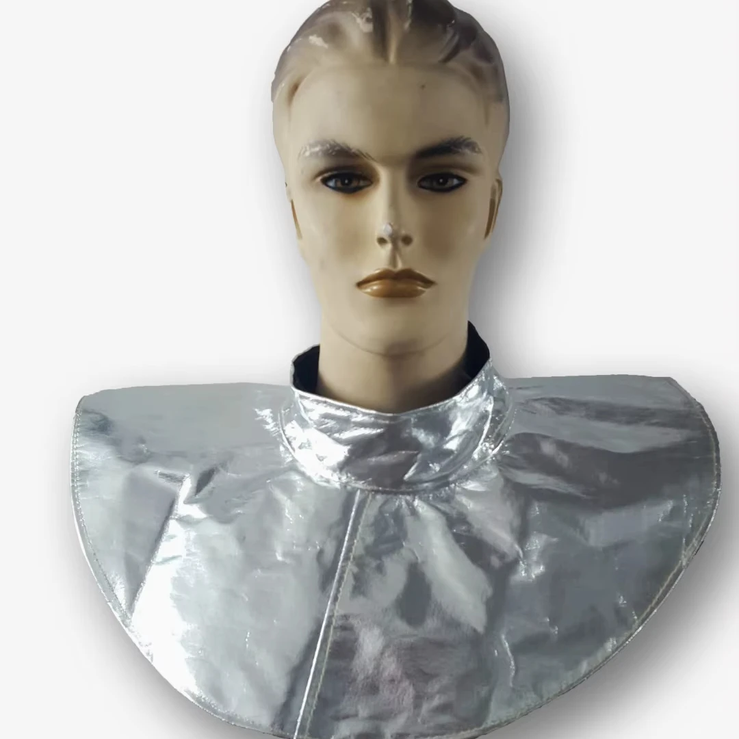 High Temperature Resistance Aluminum Foil Heat Shield With Halter For Radiation Protection And Fireproof Smelting Applications