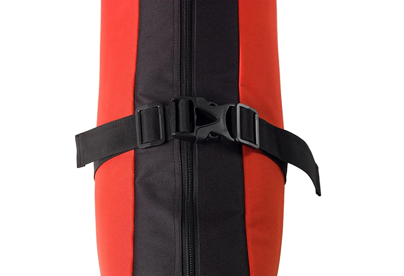 Custom Travel Ski Bag Padded Transport Skis Snowboard Carrying Bag lightweight Large Compartment Ski Carrier foldable travel bag