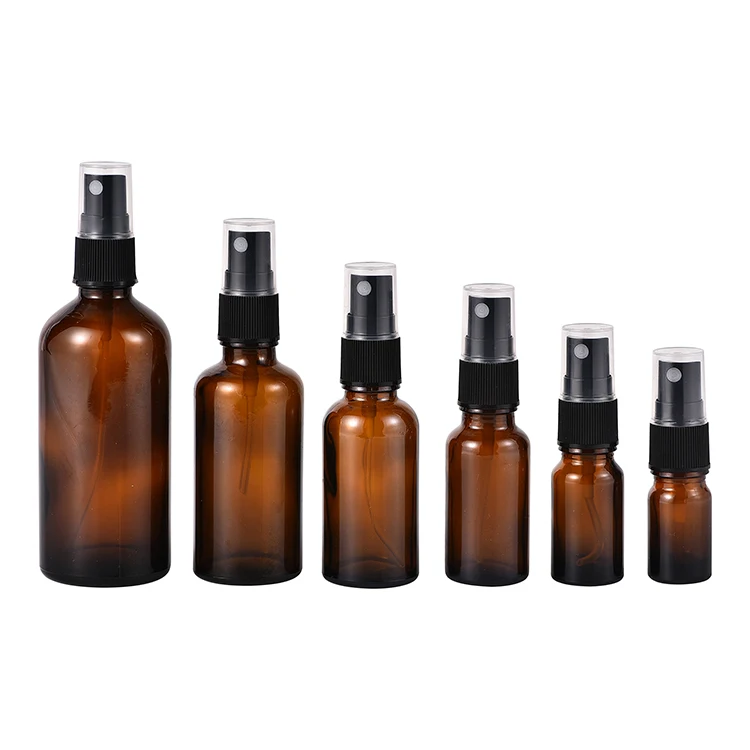 Factory Direct Cosmetic Amber Spray Glass Perfume Bottle 30 ml Skincare Packaging Glass Bottle