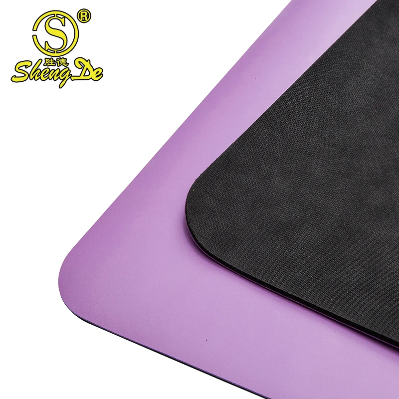Sustainable Eco Friendly Sweat Absorb Gymnastics Pilates Rubber Yoga Mat PU