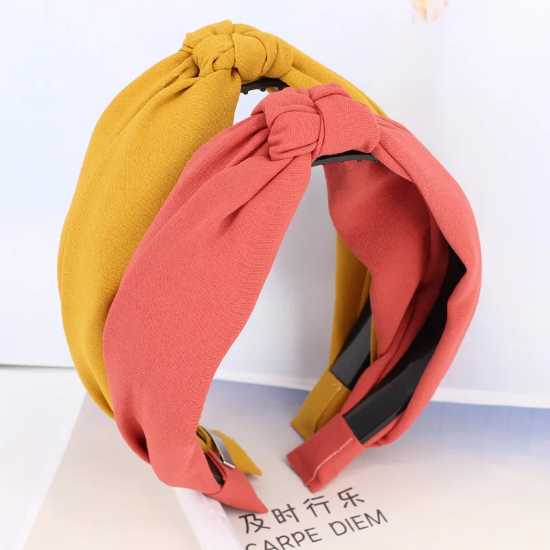  High Quality Women Hair Accessories Fashion Headband Knot New Design Forehead Band
