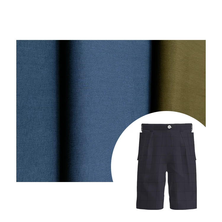 MIZUDA текстильная ткань, обычная ткань, хлопок, нейлон, ткань для одежды, окрашенная, цвет на заказ, бесплатный образец