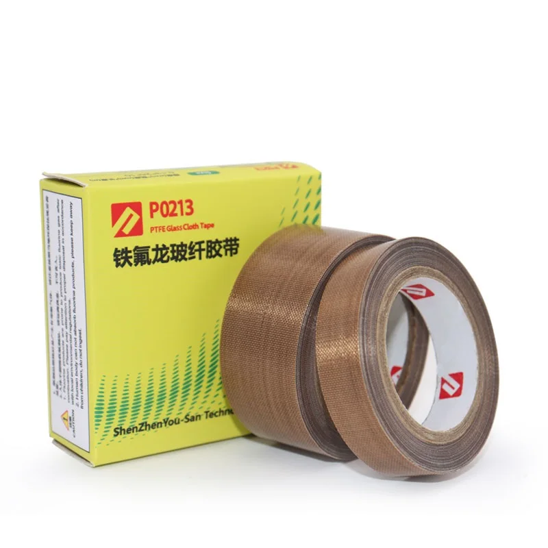 High Temperature Heat Resistance Silicone PTFE Film Adhesive Tape PTFE Film Coated Fabric Tape