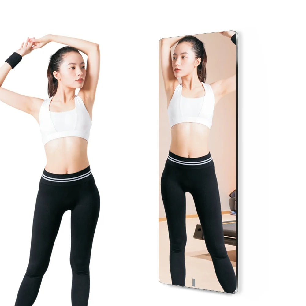 32/43 inch smart sport mirror Wholesale price fast shipping fitness teaching mirror touch screen for gym