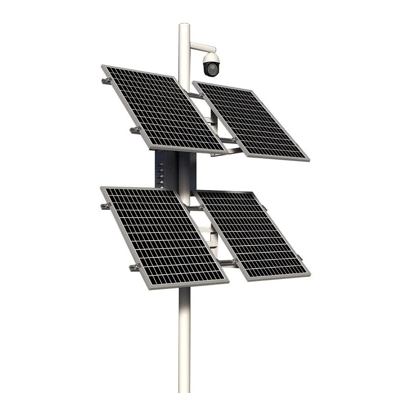 Комплект солнечной панели камера безопасности система видеонаблюдения на энергии наружная беспроводная Солнечная все в