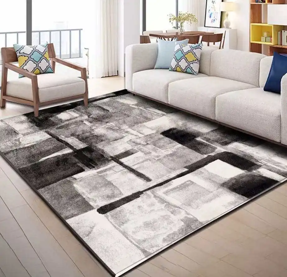 2021 New design 3d Ice Flower Velvet Carpet Living Room Area Rug Carpet
