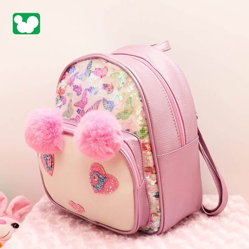 COSTIYFN, красивый красочный рюкзак с бабочками и блестками для девочек, детский рюкзак